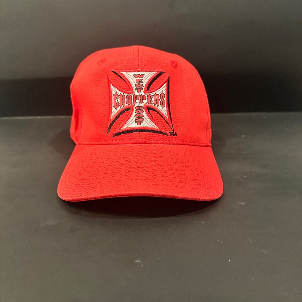 West Coast Choppers Red Cap Vintage
